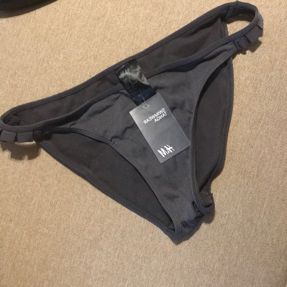 dark grey bikini bottoms